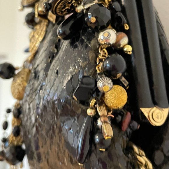 Upcycled Vintage Snakeskin Purse - Picture 6 of 16